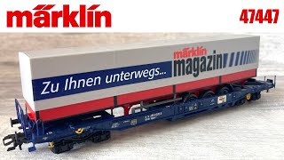 Märklin Magazine Model 2003 Jahreswagen Well Wagon Model Railway Review  HO Scale 47447 [upl. by Errecart508]