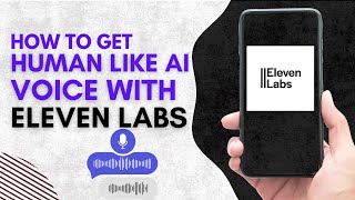 HOW TO GET HUMAN LIKE AI VOICE WITH ELEVENLABS EASY 2024 [upl. by Elam999]