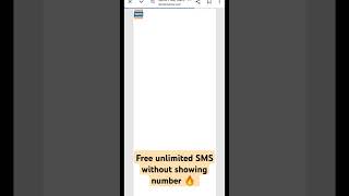 Free fake unlimited sms  fake sms send to any number  sms without showing mobile number shorts [upl. by Wendye287]