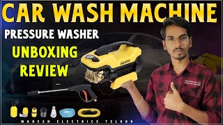 AGARO SUPREME PLUS HIGH Pressure washers car  CAR Washing machine unboxing amp review  by Mahesh [upl. by Sikata]