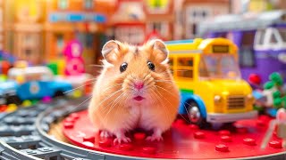 The Great Escape 🐹 Hamster vs Colorful Traps Maze 🌈 Hamster Maze [upl. by Lower]