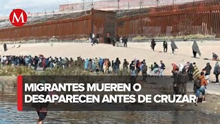 Frontera entre EUMéxico es la ruta migratoria más peligrosa del mundo [upl. by Kutzenco]