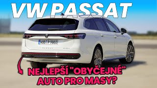 NOVÝ VW PASSAT  Poslední svého druhu Má chytrý podvozek ale chybí sedan [upl. by Sterner]