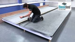 Installing ClassicBond ® EPDM To A Roof With A Seam [upl. by Ainecey209]