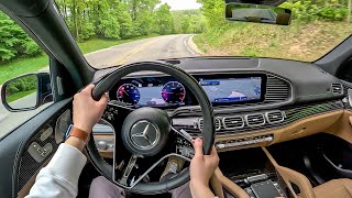 2024 MercedesBenz GLE 450 4MATIC  POV First Drive Binaural Audio [upl. by Mattias]