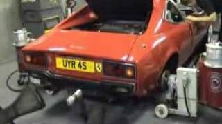 1978 Ferrari 308 GT4 Dino being Dyno tested [upl. by Iatnohs625]