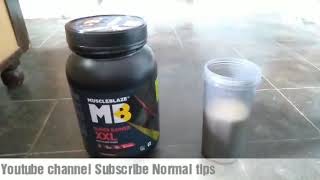 HOW TO USE SUPER GAINER XXL MUSCLEBLAZE MB [upl. by Kial]