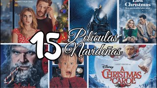 Las MEJORES PELICULAS de NAVIDAD  Top 15 [upl. by Neo190]