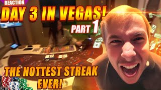 Part 14 THE CRAZIEST RUN EVER Xposed Day 3 New Vegas IRL Blackjack amp Baccarat reaction [upl. by Robenia]