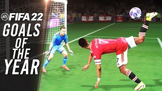 FIFA 22 🔥BEST GOALS OF THE YEAR🔥 [upl. by Ennylyak343]