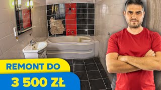 Remont ŁAZIENKI w BLOKU do 3500 zł [upl. by Airdnahc]