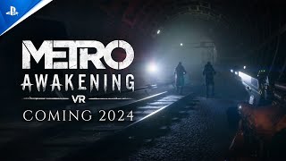 Metro Awakening  Reveal Trailer  PS VR2 Games [upl. by Neukam]