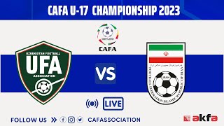 UZBEKISTAN vs IR IRAN  MD1 CAFA U17 Championship 2023 [upl. by Burack]