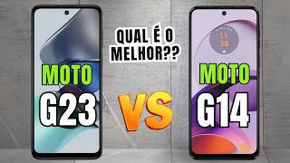 MOTO G23 VS MOTO G14 COMPARATIVO QUAL COMPRAR  📱 canaldwn [upl. by Judus]