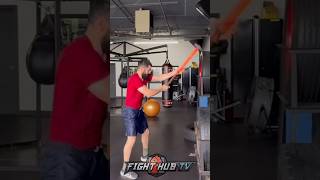 Artur Beterbiev INTENSE sledgehammer training ahead of UNDISPUTED clash [upl. by Nycila]