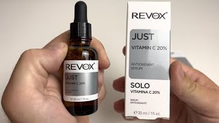 Revuele REVOX JUST Vitamin C 30 ml [upl. by Reseda413]