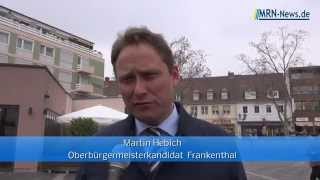 Frankenthal  OBKandidat Martin Hebich beim Couchgeflüster [upl. by Yllac]