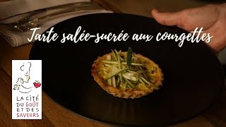 LA TARTE SALEESUCREE AUX COURGETTES par Géraldine Portoles [upl. by Innig]