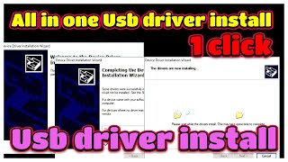 usb driver install windows 781011  usb drive install  all mobile usb driver install windows 10 [upl. by Evie]