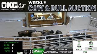 852024  OKC West Weekly Cow amp Bull Auction [upl. by Eyaf83]