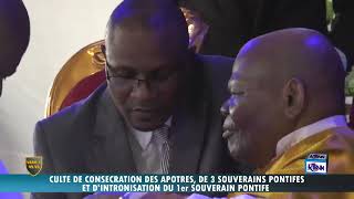 EBNM KCC REVIVEZ LINTRONISATION DE SON EMINENCE 1er SOUVERAIN PONTIFE DIZOLELE MPUNGU ISAAC [upl. by Aciretal]