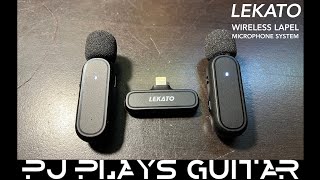 Lekato Wireless Lapel Mic System Demo and Review [upl. by Eiraminot]