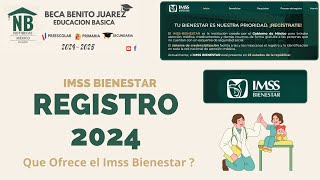 IMSS BIENESTAR  Registro 2024  Conoce Los Beneficios de Este Programa [upl. by Ahsiekyt363]