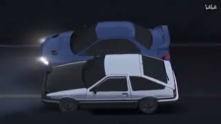 Initial D Fourth Stage  Takumi Fujiwara vs Mr XBunta Fujiwara The New Impreza [upl. by Trebuh]