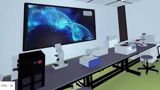 Bio Lab  VR Architectural Walkthrough [upl. by Mira]