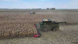 Claas Lexion 8900 vs John Deere X9 1100 CGFP Wojnowo 4k [upl. by Zurheide]