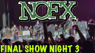 NOFX Final Show Night 3 of 3 Full Set 1062024 Pt 1 [upl. by Ahsier199]