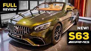 2020 MERCEDES AMG S63 Cabriolet NEW FACELIFT V8 FULL Review 1 OF 1 Exclusive S Class 4MATIC [upl. by Durant142]