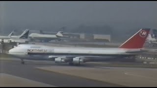 Plane Spotting Gatwick Airport 1990s Part 2 [upl. by Mazlack]