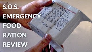 SOS Emergency Food Ration Review amp Taste Test [upl. by Sanoy]