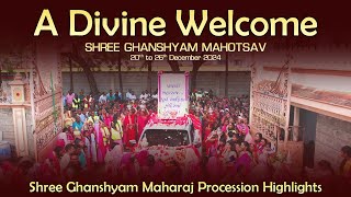 A Divine Welcome  Shree Ghanshyam Maharaj Procession Highlights  EASST80 [upl. by Ynohtnael]