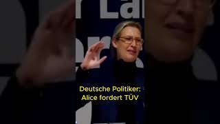 Mit Alice als Kanzlerin kommt der Tüff aliceweidel weidel4kanzler [upl. by Eniloj]