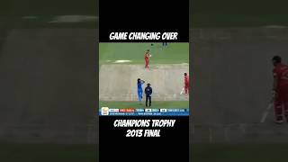 Game changing over of champions trophy final shorts cricket cricketlover [upl. by Thirza826]