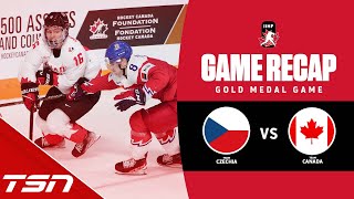 Czechia vs Canada  2023 World Juniors Highlights [upl. by Hussey737]