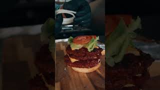 Oxtail Triple Meat Cheese Burger ‼️‼️ [upl. by Salohcin]