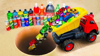 Experiment with Marble Run Race ASMR amp CocaCola vs Mentos Fanta Sprite Orbeez in Underground [upl. by Dyanne]