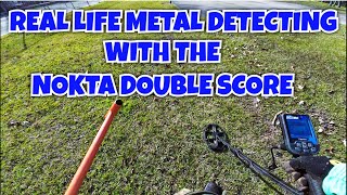 Real Life Metal Detecting with the Nokta Double Score [upl. by Adnorehs]