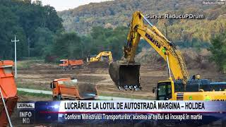 LUCRĂRILE LA LOTUL DE AUTOSTRADĂ MARGINA – HOLDEA [upl. by Letsirk]