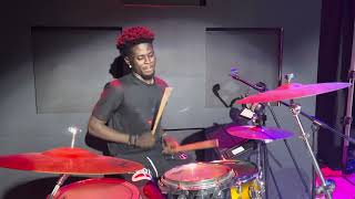 Kuami Eugene On The Drums Grooving To Kojo Antwi [upl. by Nnylyt]