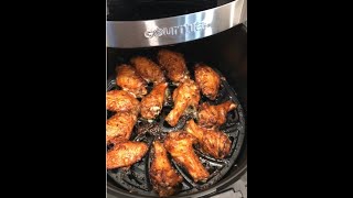 Air Fryer Chicken Wings shorts  Gourmia [upl. by Iarahs857]