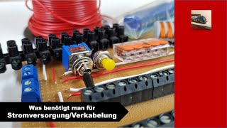 Was benötigt man für die StromversorgungVerkabelung  Modellbahn H0 [upl. by Mccormick]