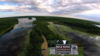 Rifle River Recreation area FPV Drone view [upl. by Cowan]