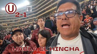 REACCIONES  UNIVERSITARIO 21 Alianza Lima [upl. by Micah575]