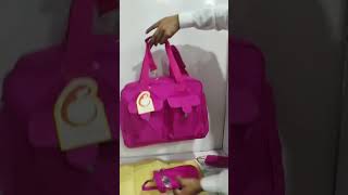 6 PCS Set Baby Diaper Nappy Changing Handbag ₨ 2500 [upl. by Gula]