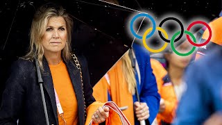 ‘Koningin Maxima deelt persoonlijk verhaal met Olympische wielerploeg’ [upl. by Atekal]