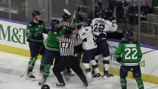 Worcester Railers vs Maine 122323 Highlights [upl. by Ujawernalo]